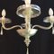 Iridescent Glass Chandelier by Napoleone Martinuzzi for Venini, 1920s, Image 4