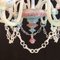 19th Century Murano Chandelier with Six Lights from Manifattura Di Murano, Image 2