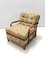 Olive Green Armchairs with Walnut Frames attributed to Paolo Buffa, Italy, 1940s, Set of 2 5