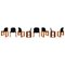 Black Lacquered Dialogo Dining Chairs by Afra and Tobia Scarpa for B&B Italia, 1973, Set of 8 2