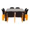 Chaises de Salle à Manger Dialogo Laquées Noires par Afra et Tobia Scarpa pour B&B Italia, 1973, Set de 8 6