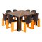 Chaises de Salle à Manger Dialogo Laquées Noires par Afra et Tobia Scarpa pour B&B Italia, 1973, Set de 8 9