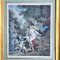 Jean Frederic Schall, The Season of Love, 1800s, Etching with Watercolor, Framed 9