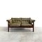 Sofá Mid-Century de cuero al estilo de Percival Lafer, años 70, Imagen 3