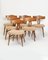 Oak and Sheepskin Dining Chair attributed to Henry Kjærnulf for Jorgensen & Sonner, Denmark, 1940s, Image 7