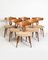 Oak and Sheepskin Dining Chair attributed to Henry Kjærnulf for Jorgensen & Sonner, Denmark, 1940s, Image 1