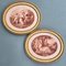 Angelica Kauffman, Cupid Binds to a Laurel Aglaia (Grace of Splendor) & Cupid Disarmed by Euphrosine (Grace of Joy), Etchings, 1700s, Framed, Set of 2 1