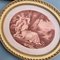 Angelica Kauffman, Cupid Binds to a Laurel Aglaia (Grace of Splendor) & Cupid Disarmed by Euphrosine (Grace of Joy), Etchings, 1700s, Framed, Set of 2 7