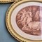 Angelica Kauffman, Cupid Binds to a Laurel Aglaia (Grace of Splendor) & Cupid Disarmed by Euphrosine (Grace of Joy), Etchings, 1700s, Framed, Set of 2 12