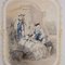 Eugène Charles François Guérard, The Week of Love, 1837, Lithographs, Framed, Set of 8 16