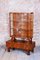 Tschechische Art Deco Vitrine aus Nussholz & Glas, 1920er 14