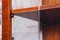 Tschechische Art Deco Vitrine aus Nussholz & Glas, 1920er 8
