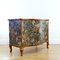 Coffre Vintage Baroque - Rococo en Acajou et Laiton Vert Foncé, Suède, 1940s 7