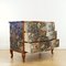 Coffre Vintage Baroque - Rococo en Acajou et Laiton Vert Foncé, Suède, 1940s 3