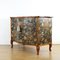 Coffre Vintage Baroque - Rococo en Acajou et Laiton Vert Foncé, Suède, 1940s 5
