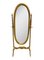 Wooden Gilded Tilting Floor Mirror 1
