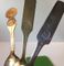 Modernist Gilt and Enamel 925S Christmas Spoons from Anton Michelsen, Set of 8 10