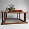 Early Shōwa Traditional Wooden Kotatsu Table, Japan, 1930s 12