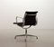 Black Hopsack Desk Chair EA108 with Chrome Steel Base by Charles and Ray Eames for Vitra, 1960s, Image 2