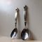 Mid-Century King Acorn Salad Serving Set by Johan Rohde for Georg Jensen, Set of 2, Image 3