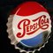 Enamelled Pepsi Cola Cap, 1960s, Image 1