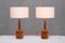 Vintage Swedish Table Lamps in Teak from Tranås Stilarmatur, 1960s, Set of 2 4