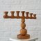Scandinavian Modernist Pine Candlestick Candelabra, Sweden, 1970s 3