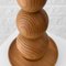 Scandinavian Modernist Pine Candlestick Candelabra, Sweden, 1970s 7