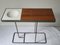 End Table in Metal and Wood attributed to Robin and Lucienne Day for Habitat International, Image 1