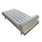 Bauhaus White Leather Barcelona Daybed by Ludwig Mies van der Rohe for Knoll, 1970s 7