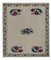 Vintage Turkish Aubusson Floral Kilim Rug 1