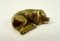 Art Deco Brass Sleeping Dog Figurine from Küster-Perry, 1930s, Image 2