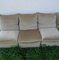 Sectional Sofa in Shaved Velvet with Down Padding and Walnut Feet, 1960s, Set of 6 8