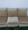 Sectional Sofa in Shaved Velvet with Down Padding and Walnut Feet, 1960s, Set of 6 4