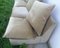 Sectional Sofa in Shaved Velvet with Down Padding and Walnut Feet, 1960s, Set of 6 14
