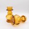 Vintage Amber Hyacinth Vase by Tamara Aladdin for Riihimaki Lasi, 1960s, Set of 2 4