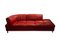 Sofa in Red Grained Leather from Roche Bobois, 2000s, Image 1