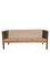 Scandinavian GE-285 3-Seater Sofa in Acacia Wood and Wool by Hans J. Wegner for Getama, 2017 1