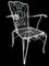 Provencal Armchairs in Wrought Iron, 1960s, Set of 6 12