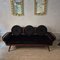 Sofá Mid-Century moderno de terciopelo negro de Erco, años 70, Imagen 2