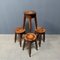 English Arts and Crafts Stools, Set of 4, Image 3