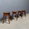 English Arts and Crafts Stools, Set of 4, Image 7