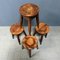 English Arts and Crafts Stools, Set of 4, Image 4