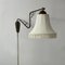 Gelenkige Wandlampe aus Messing & Stoff, Schweden, 1940er 14