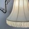 Gelenkige Wandlampe aus Messing & Stoff, Schweden, 1940er 13