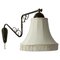 Gelenkige Wandlampe aus Messing & Stoff, Schweden, 1940er 1