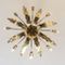 Mid-Century Daphne Leaves Chandelier or Wall Lamp from Vereinigte Werkstätten 5