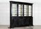 English Monumental Ebonised Glazed Mahogany Breakfront Bookcase, 1880s 3