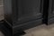 English Monumental Ebonised Glazed Mahogany Breakfront Bookcase, 1880s 17