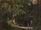 French School, Shepherdess in a Forest, Oil Painting on Canvas, Late 19th Century, Framed, Image 2